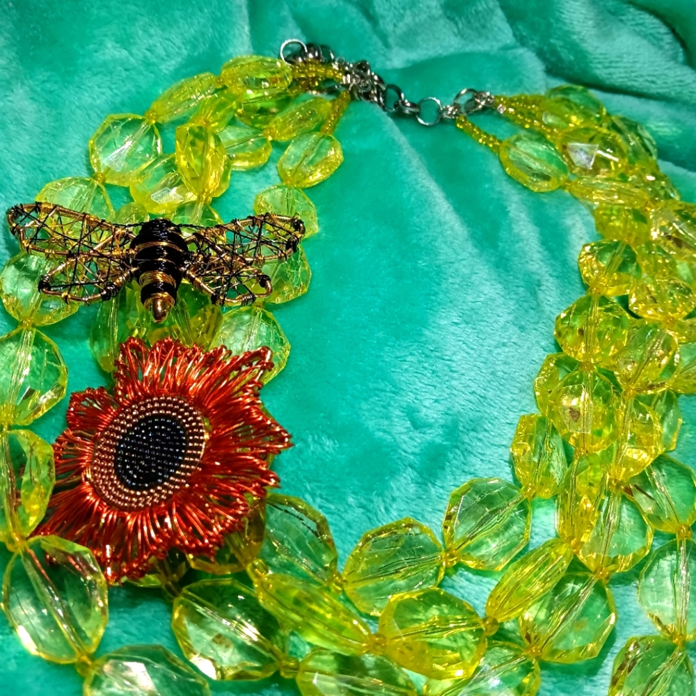 Sassy Jones Yellow Penelope necklace